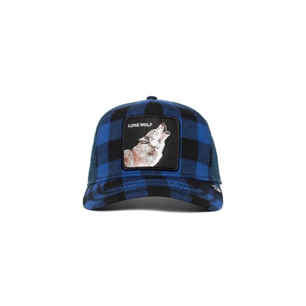 GORRA GOORIN BROS LONE WOLF AZUL EDICION ESPECIAL 625466176