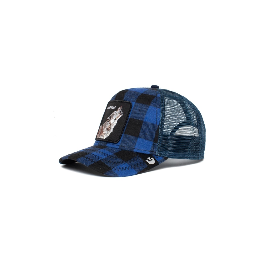 GORRA GOORIN BROS LONE WOLF AZUL EDICION ESPECIAL 625466176