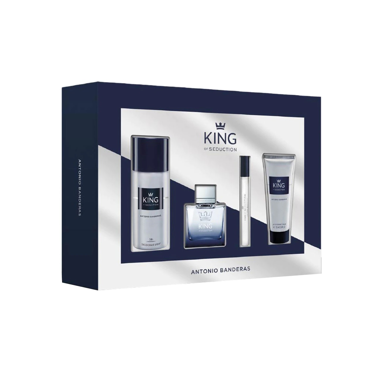 Set Antonio Banderas King Of Seduction 4 piezas Caballero