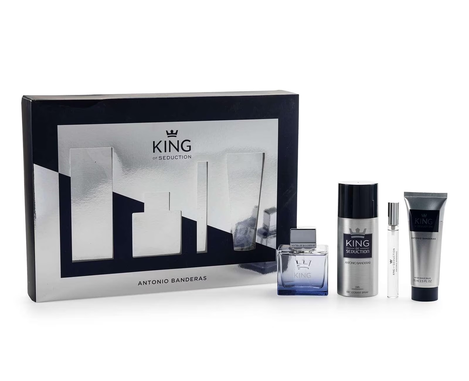 Set Antonio Banderas King Of Seduction 4 piezas Caballero