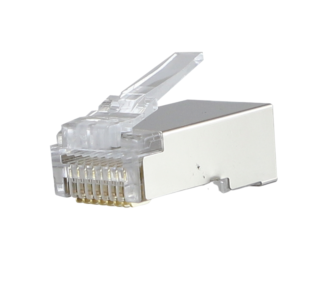 Plug Fácil Ponchado Blindado Bote de 50 Pzs para Cable UTP Cat5E EPRO-SPLUG5E-50 