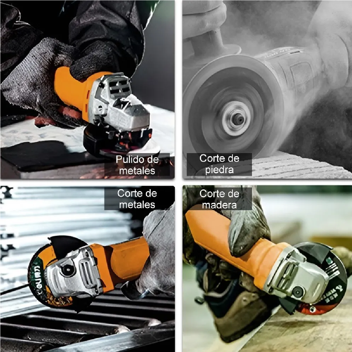 Mini Esmeriladora Angular Pulidora 860 W 127v +10 Accesorios