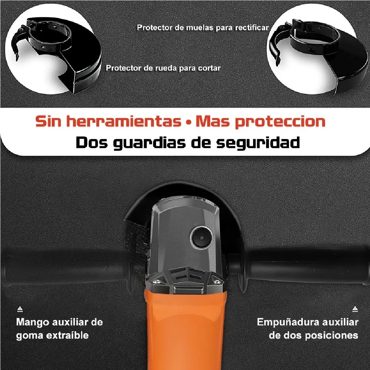 Mini Esmeriladora Angular Pulidora 860 W 127v +10 Accesorios