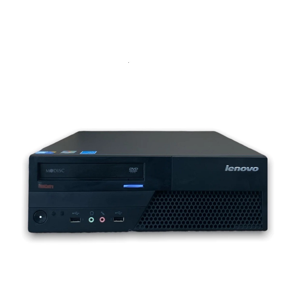CPU Lenovo M58P SFF- Core 2 Duo E8400- 8GB RAM- 500GB HDD- Windows 10 Pro- Equipo Clase A, Reacondicionado.