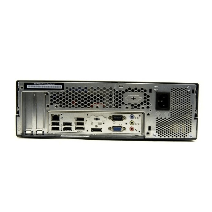 CPU Lenovo M58P SFF- Core 2 Duo E8400- 8GB RAM- 500GB HDD- Windows 10 Pro- Equipo Clase A, Reacondicionado.