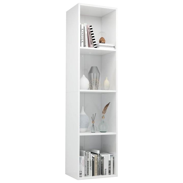 Mueble De Tv Y Librero 2 En 1 Blanco