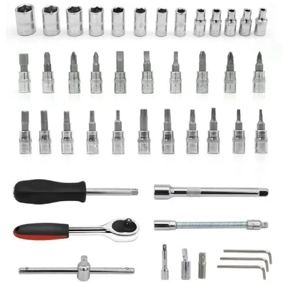 Herramienta Dados De Llave De Trinquete De En Caja Negro