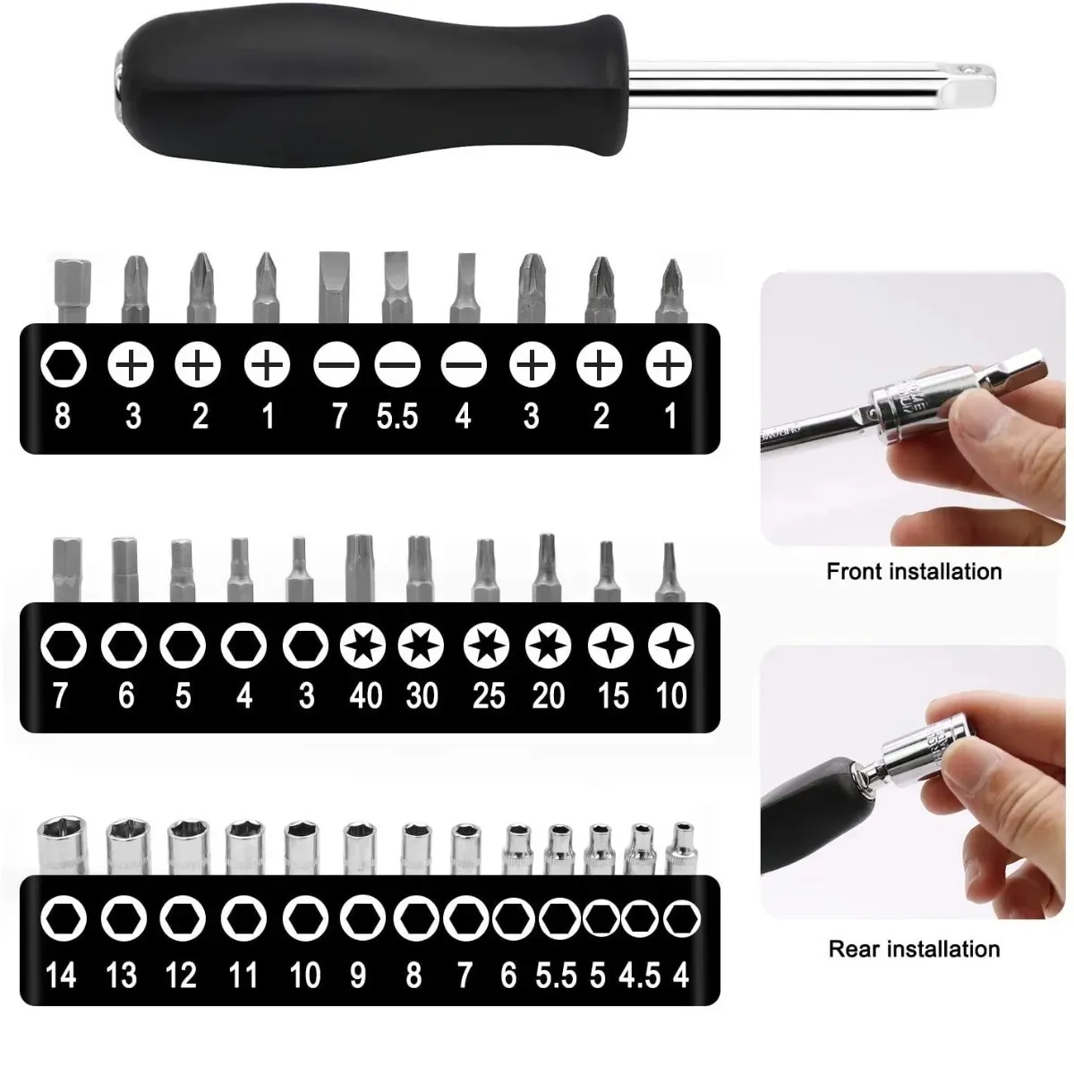 Herramienta Dados De Llave De Trinquete De En Caja Negro