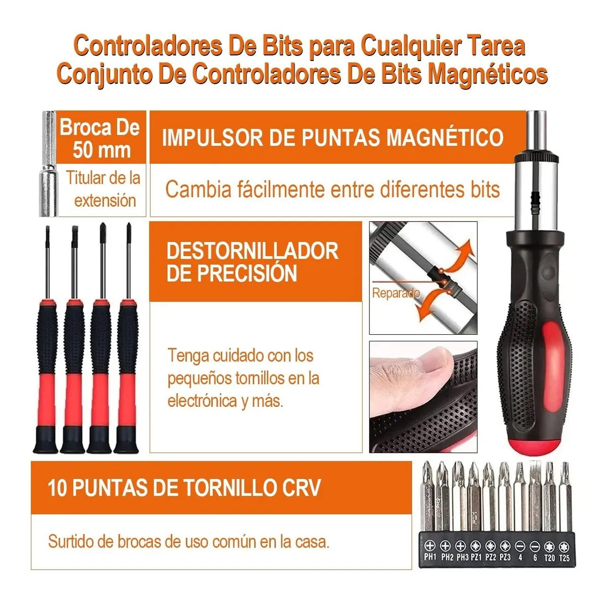 Kit De Herramientas Con Inalambricos Taladro Eléctrico112pcs