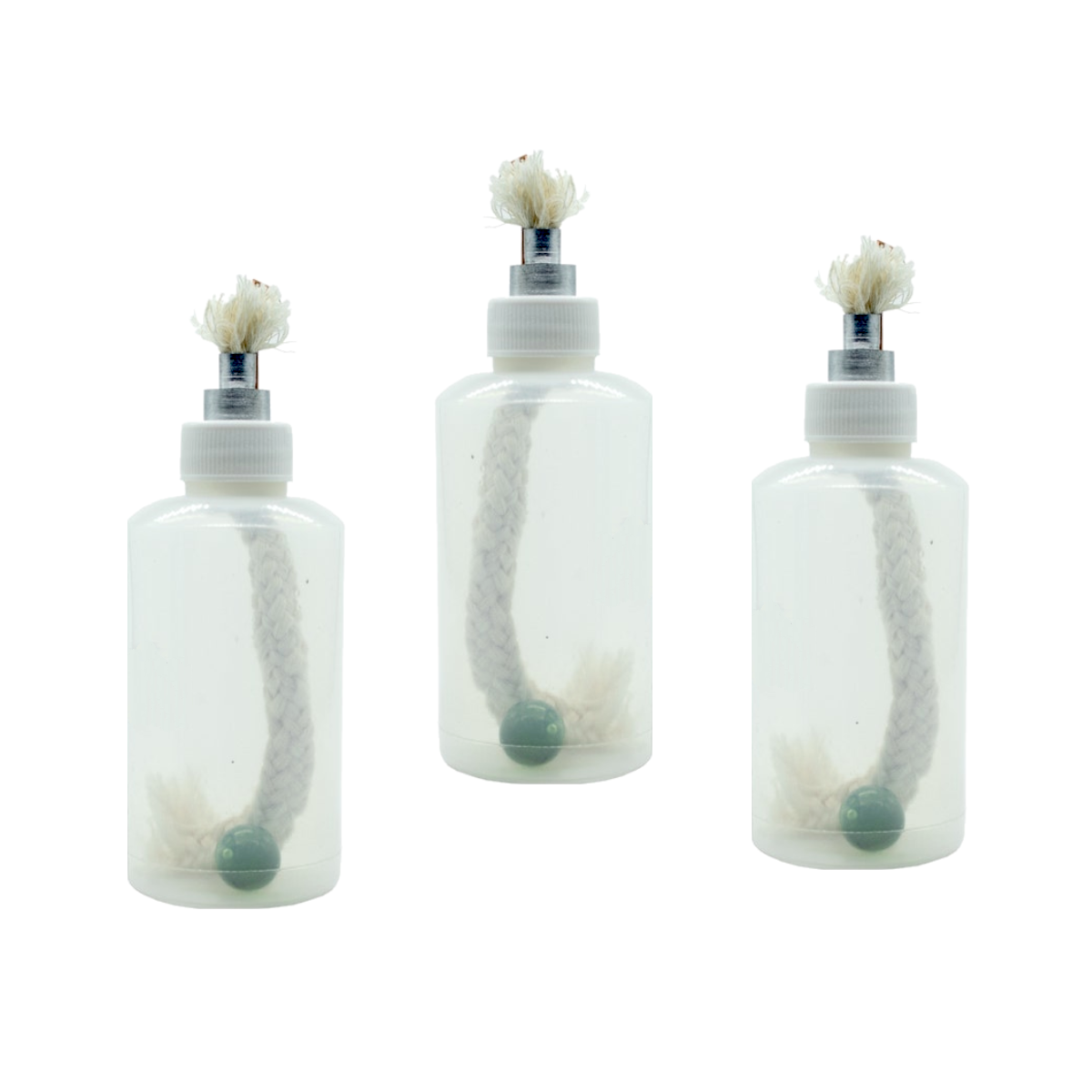 3 Mecheros/flamil/lampara Alcohol Plástico Laboratorio