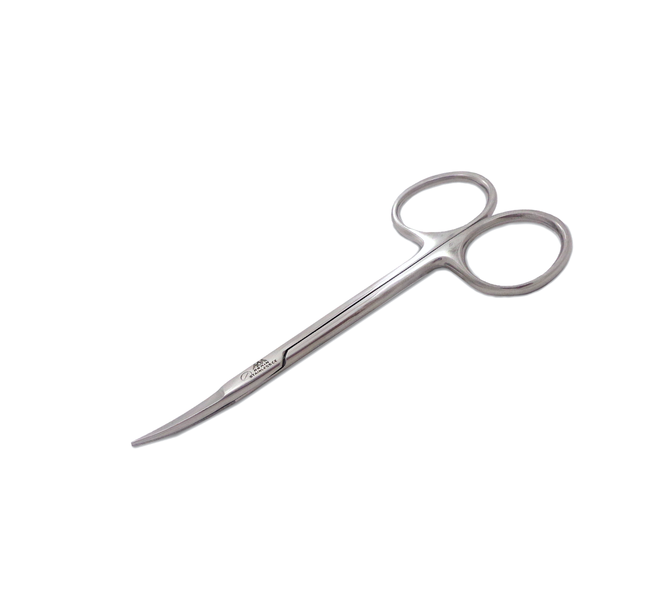 Juego 2 Tijeras Iris Recta y Curva de Acero Inoxidable 11 Cm