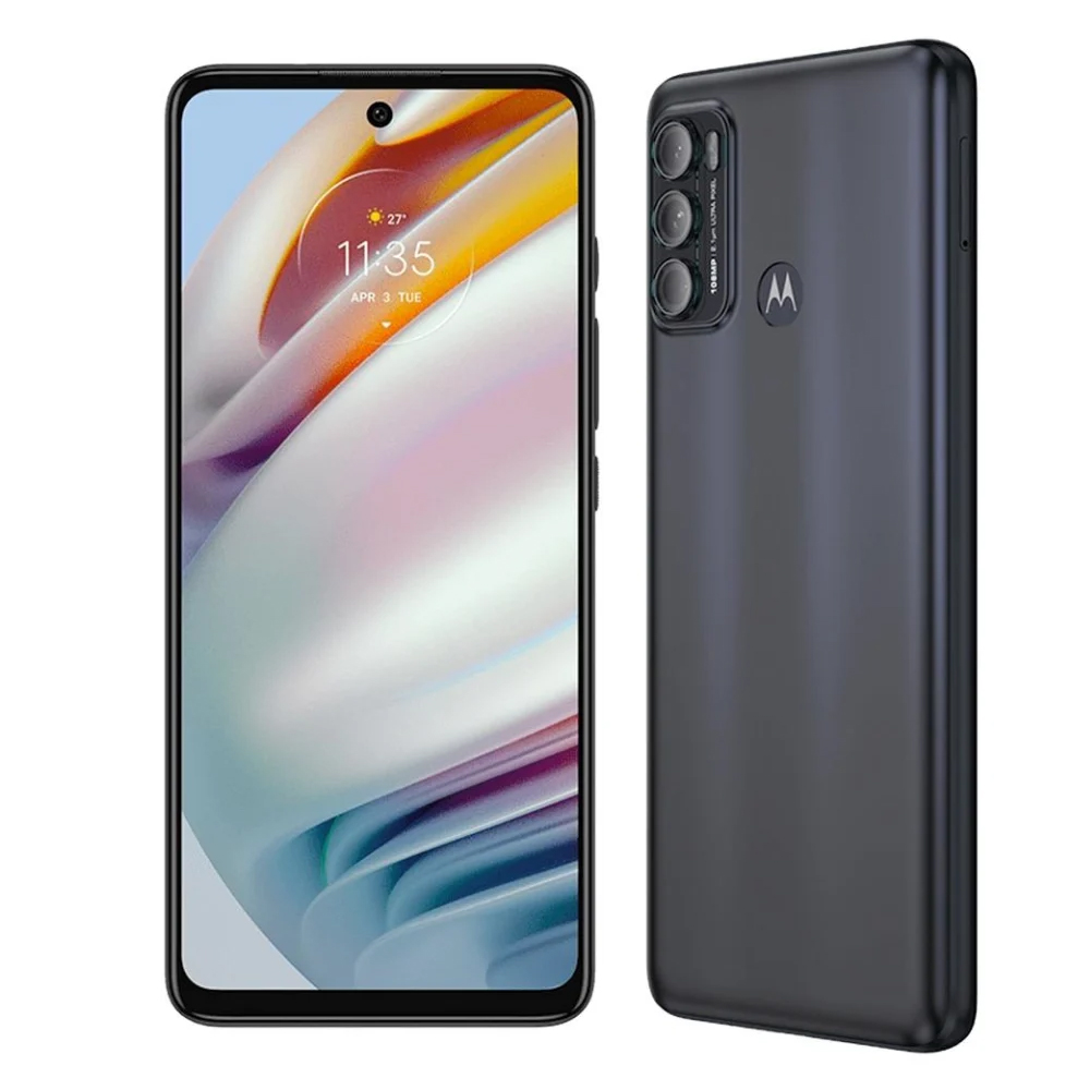 Celular Motorola Moto G60 Almacenamiento 128GB Ram 6GB Dual Sim - Negro + Diadema