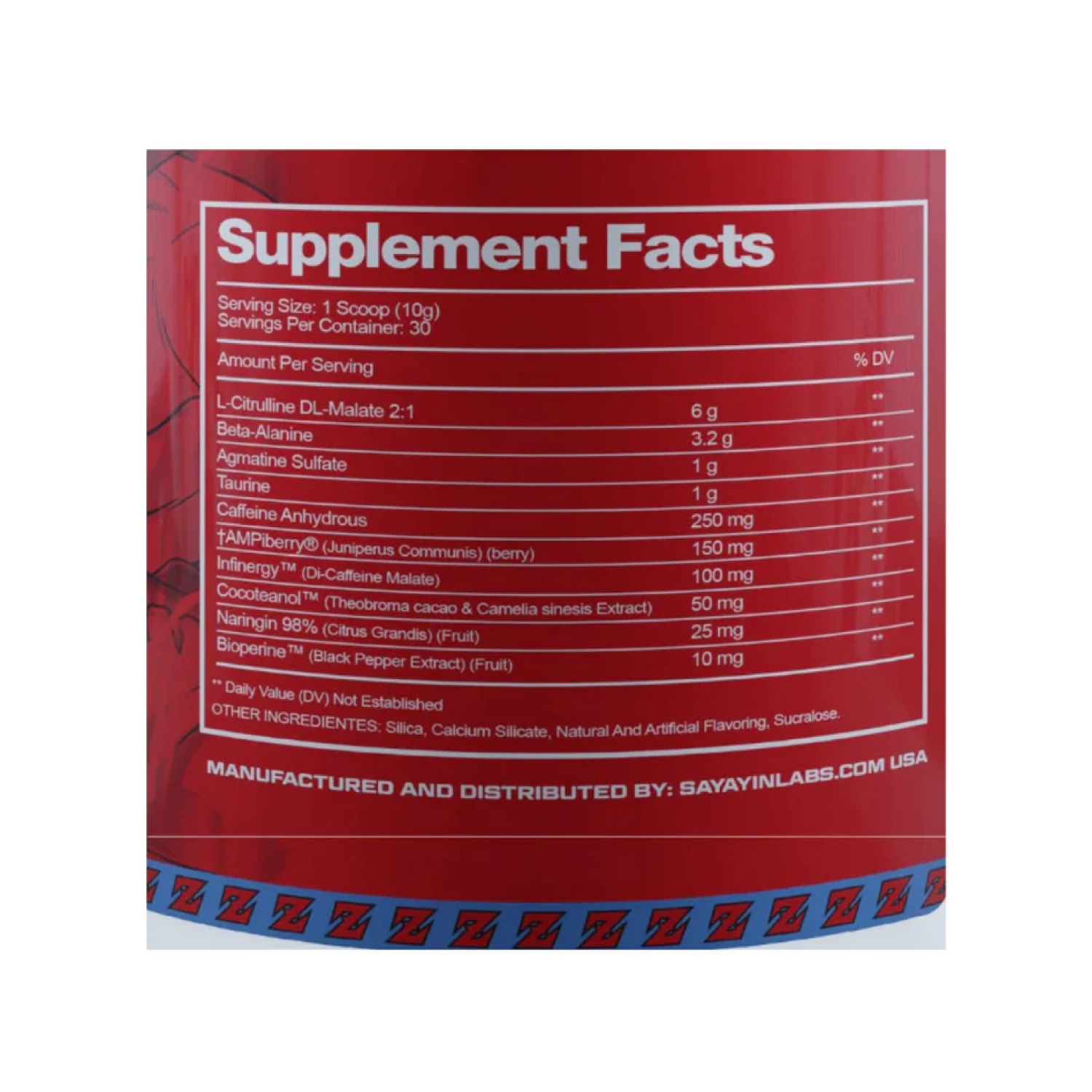 Pre-Entreno Saiyan Labz Kaioken X10 300g 30 Serv. - Citrus Dragon