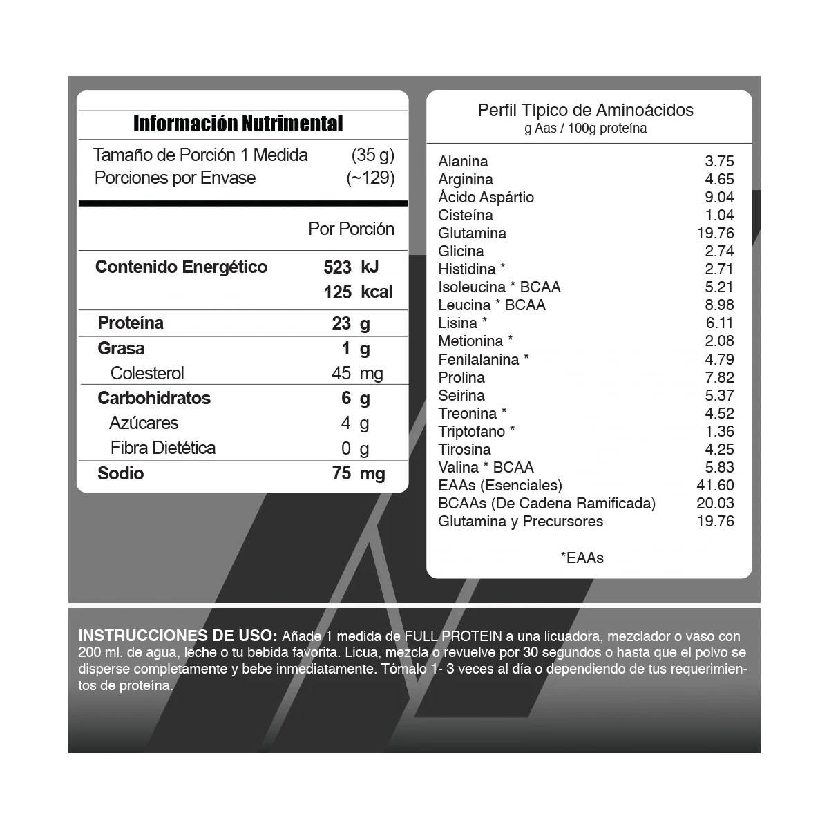 Proteina Meta Nutrition Full Protein 10 lbs 129 Serv. - Fresas con Crema