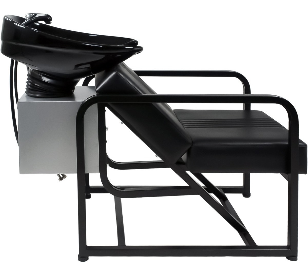 Lavacabezas Tarja Cerámica Ajustable Negro Salon Estetica