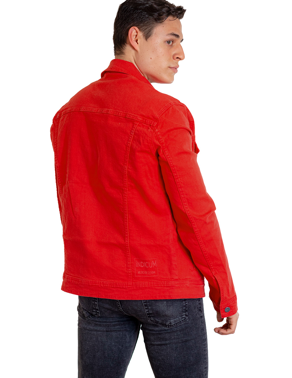 Chamarra Roja Indicum para Hombre