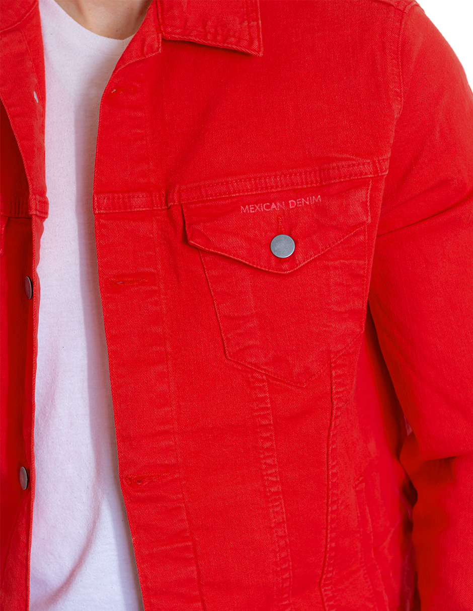 Chamarra Roja Indicum para Hombre