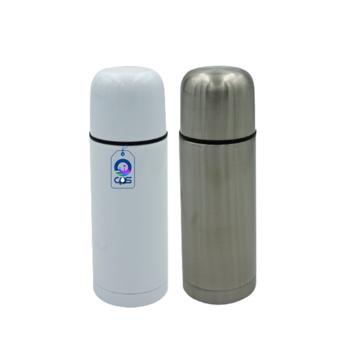 Termo tipo bala de 350ml. Para sublimar (6 piezas)..