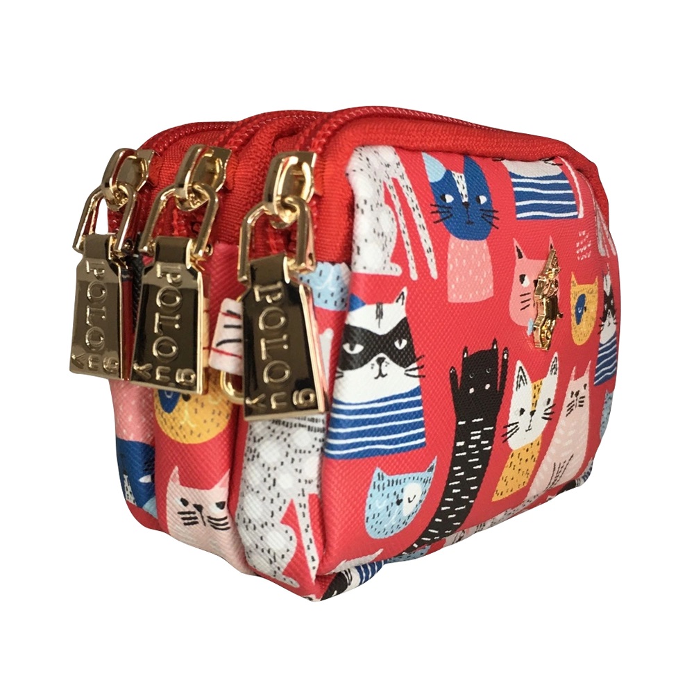Monedero Polo Guy De Gatitos Para Dama 