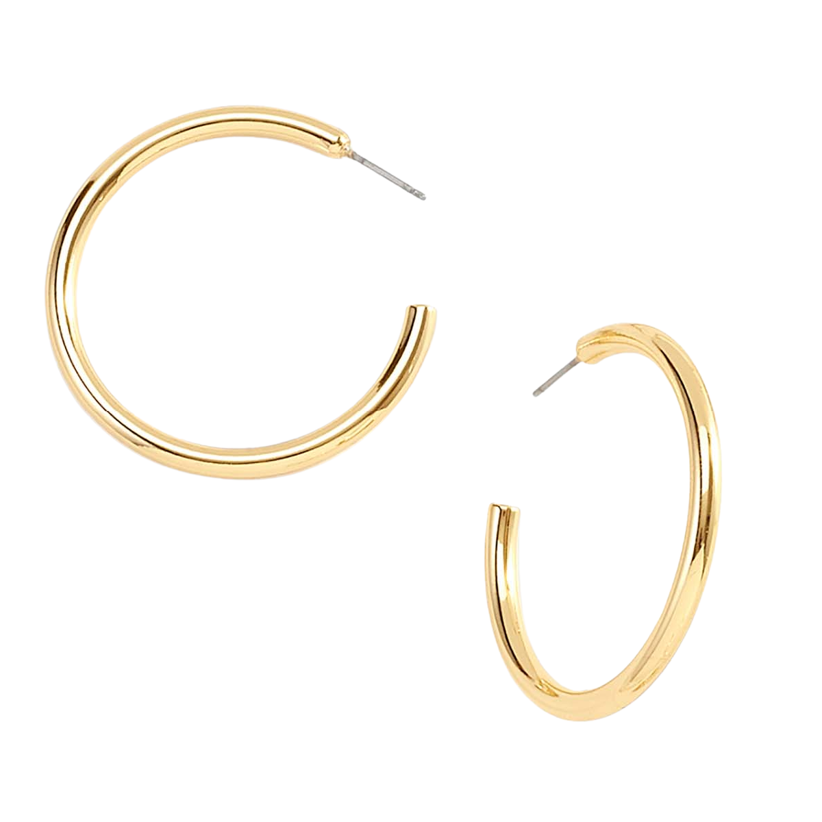 Arete Aro Arracada Diseño Redondo Color Oro Joyería NICE Moda Mujer