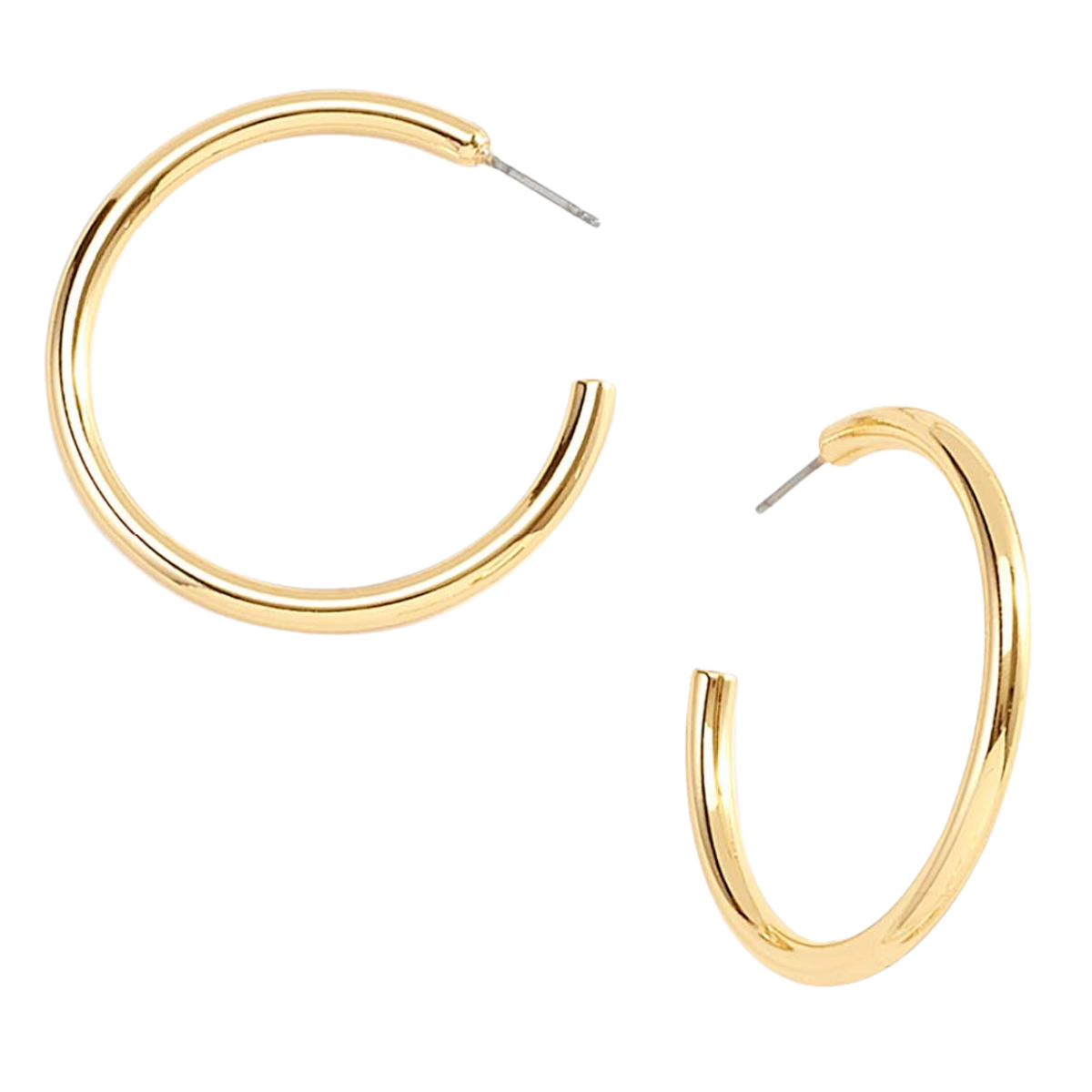 Arete Aro Arracada Diseño Redondo Color Oro Joyería NICE Moda Mujer