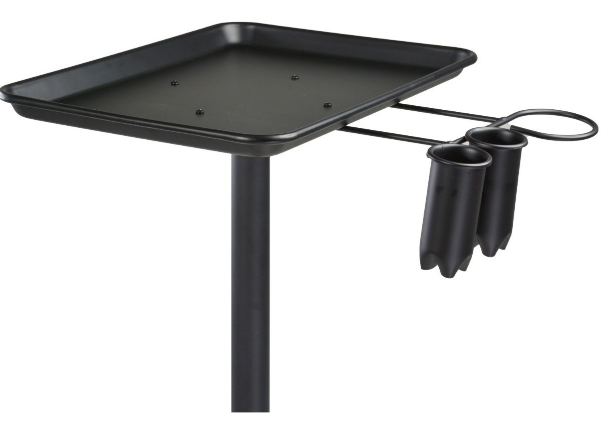 Mesa Auxiliar Peluqueria Studio Tatuaje Tattoo Barberia Negra