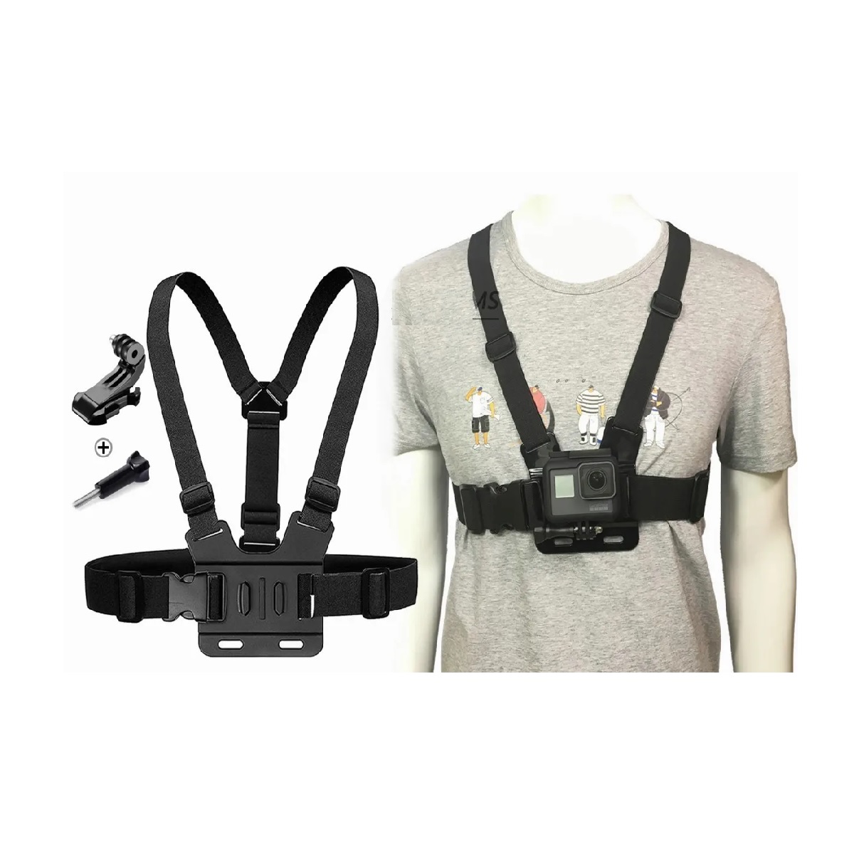 Gopro Arnes Para Pecho Pechera Chesty Goprofácil De Instalar