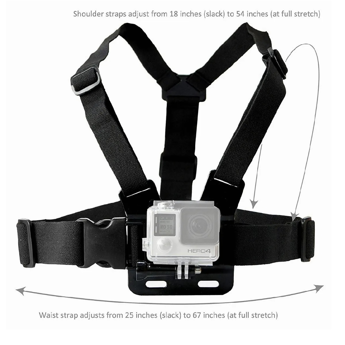 Gopro Arnes Para Pecho Pechera Chesty Goprofácil De Instalar