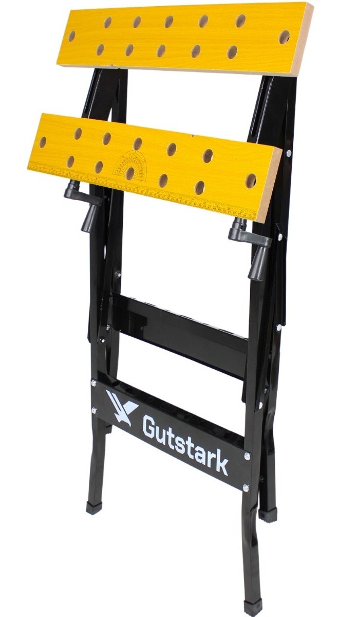 Banco Mesa De Trabajo Soporte Madera Prensa Multiusos