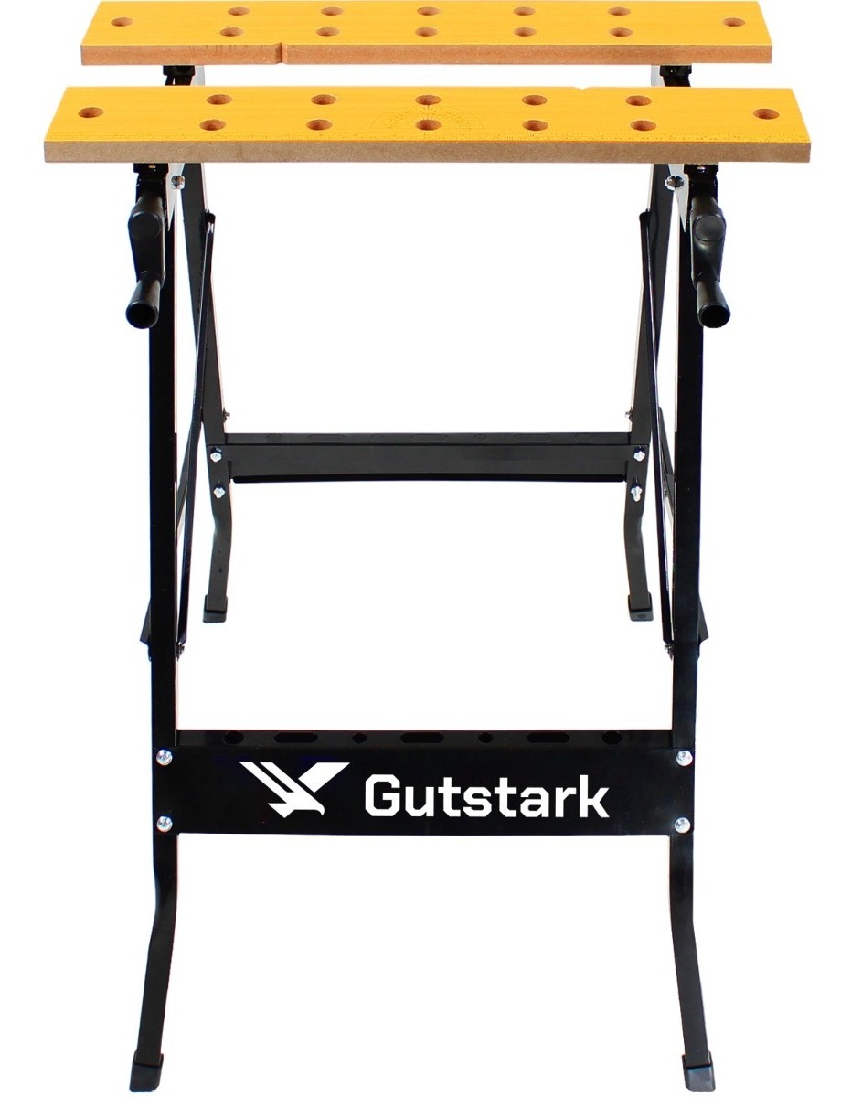 Banco Mesa De Trabajo Soporte Madera Prensa Multiusos