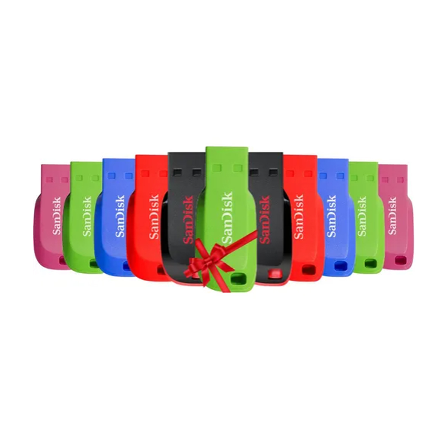 Kit 10 Memoria Usb 16gb Sandisk Mayoreo Usb 2.0 Surtido