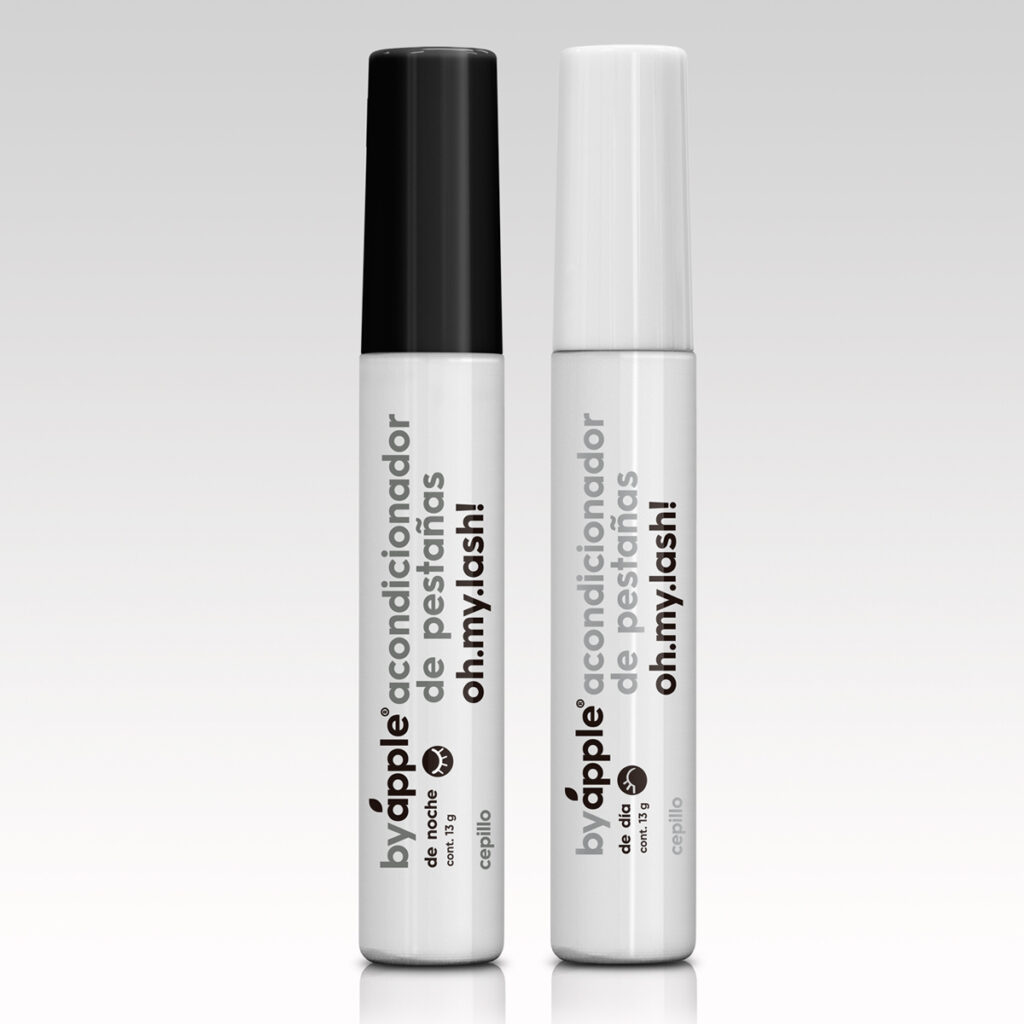 Tratamiento para pestañas Oh my lash, tratamiento para día y noche, by apple, alargador extensivo de pestañas