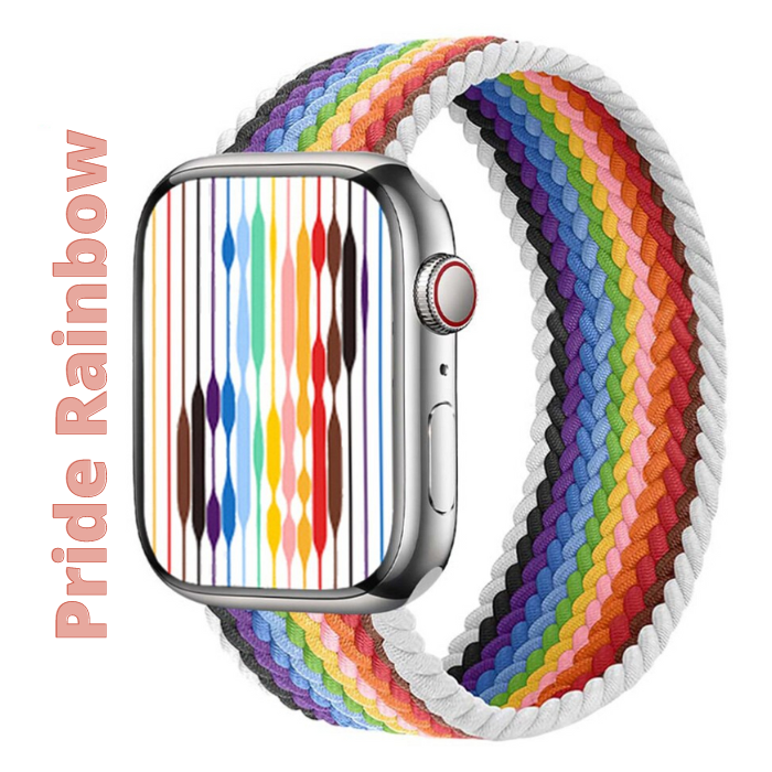 Correa Banda Nylon Trenzado Para Apple Watch Se 7 6 5 4 3 2 1 de 42/44/45mm