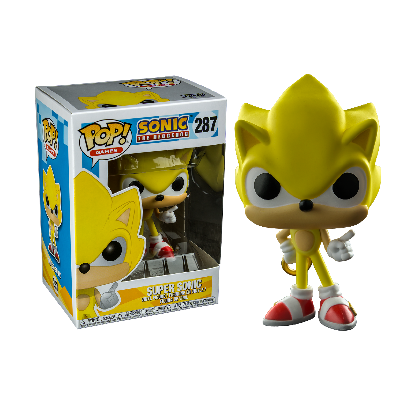 Funko Pop Super Sonic The Hedgehog #287
