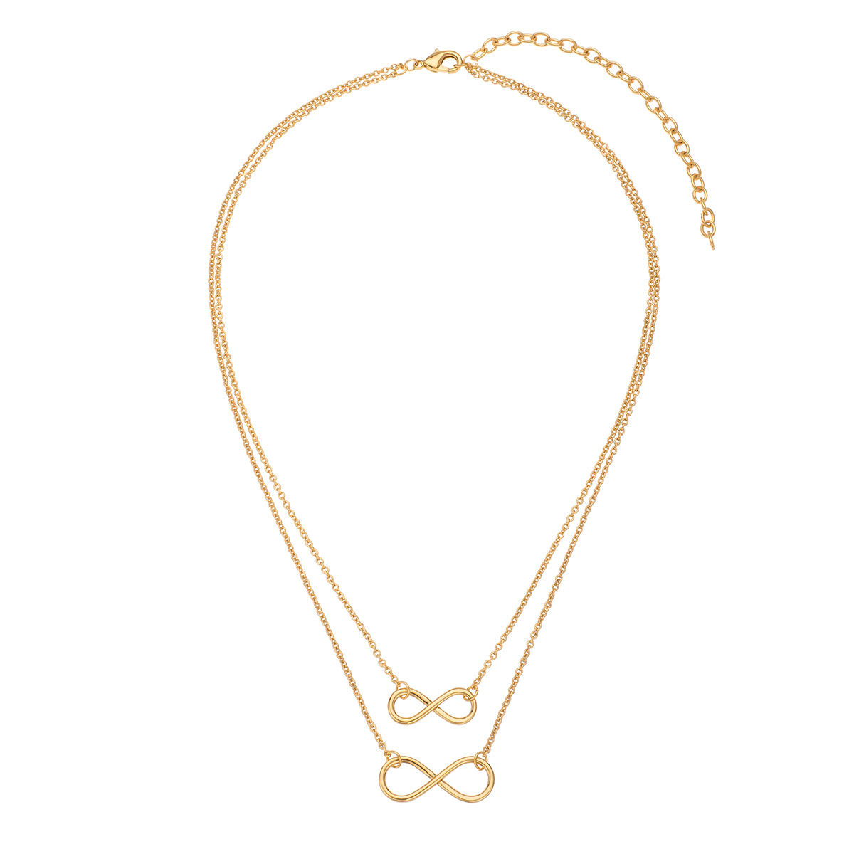 Collar Color Dije Infinito Oro Moda Mujer Joyería NICE