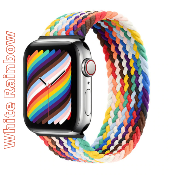Correa Banda Nylon Trenzado Para Apple Watch Se 7 6 5 4 3 2 1 de 42/44/45mm