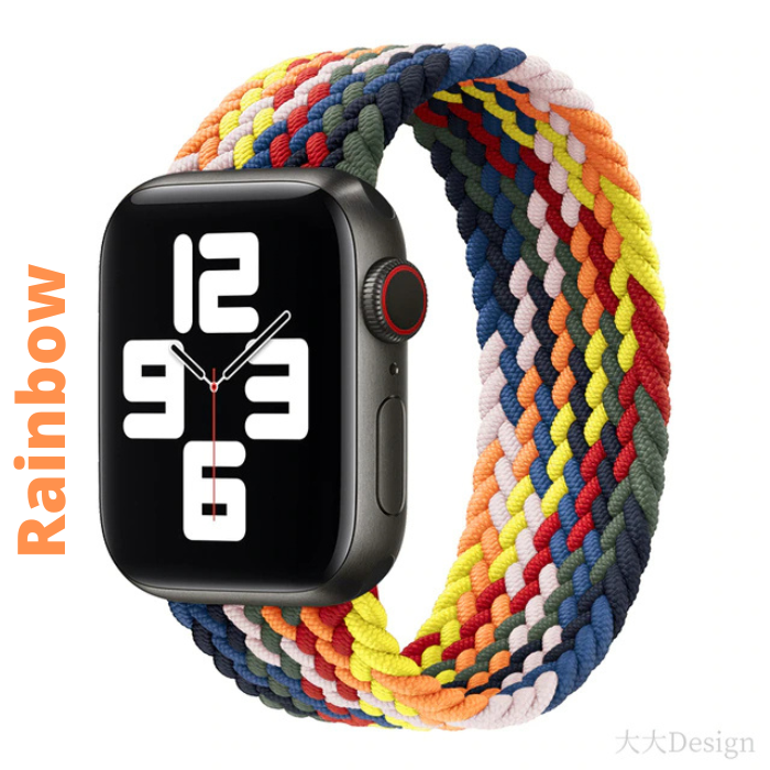 Correa Banda Nylon Trenzado Para Apple Watch Se 7 6 5 4 3 2 1 de 42/44/45mm