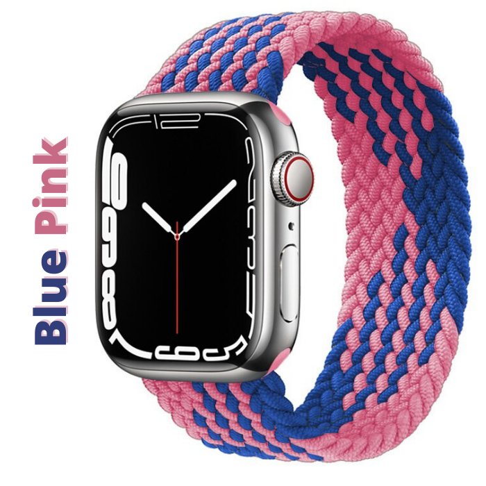Correa Banda Nylon Trenzado Para Apple Watch Se 7 6 5 4 3 2 1 de 42/44/45mm