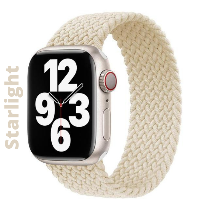 Correa Banda Nylon Trenzado Para Apple Watch Se 7 6 5 4 3 2 1 de 42/44/45mm