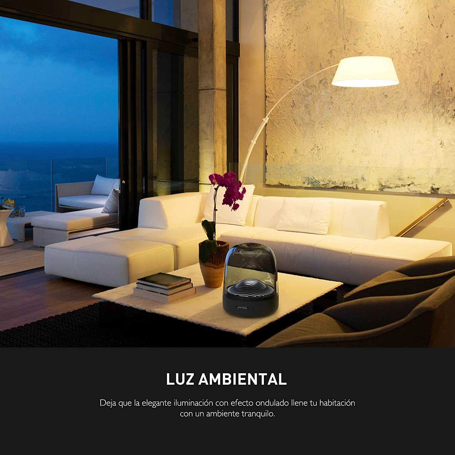 Bocina Harman Kardon Aura Studio 3 con Bt Negra