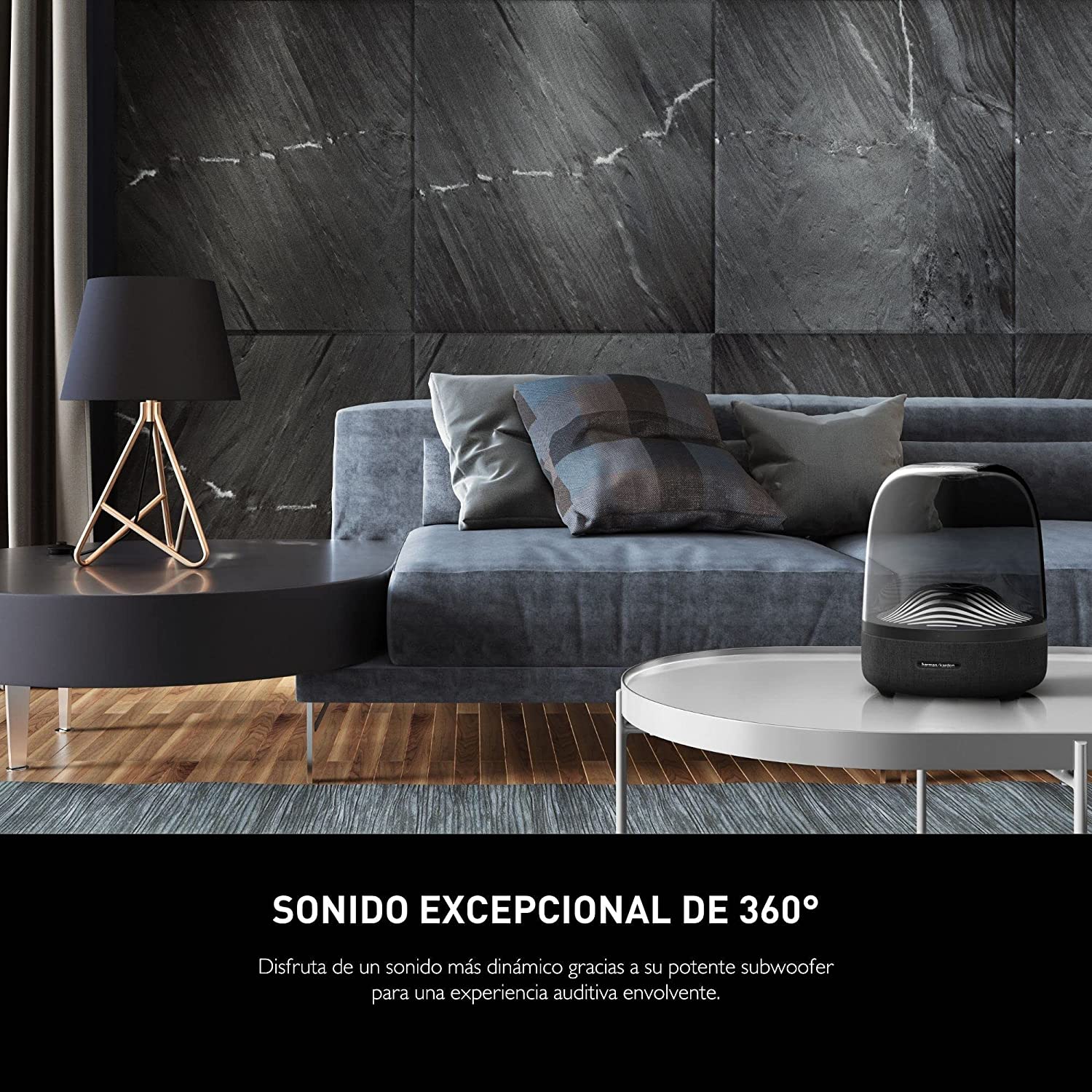 Bocina Harman Kardon Aura Studio 3 con Bt Negra