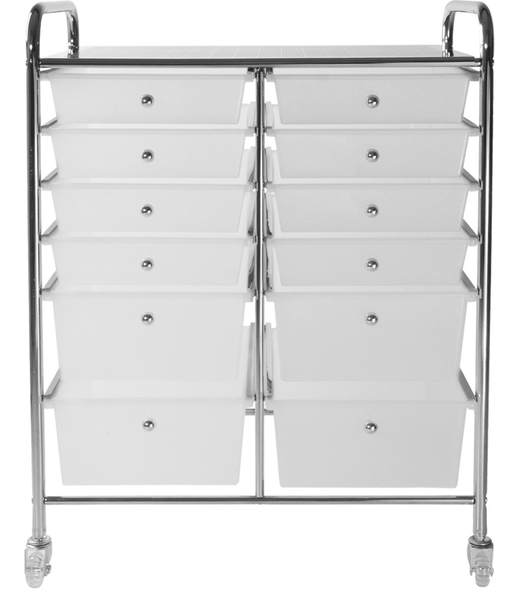 Carrito Organizador Auxiliar 12 cajones cajoneras Multiusos  Accesorios 