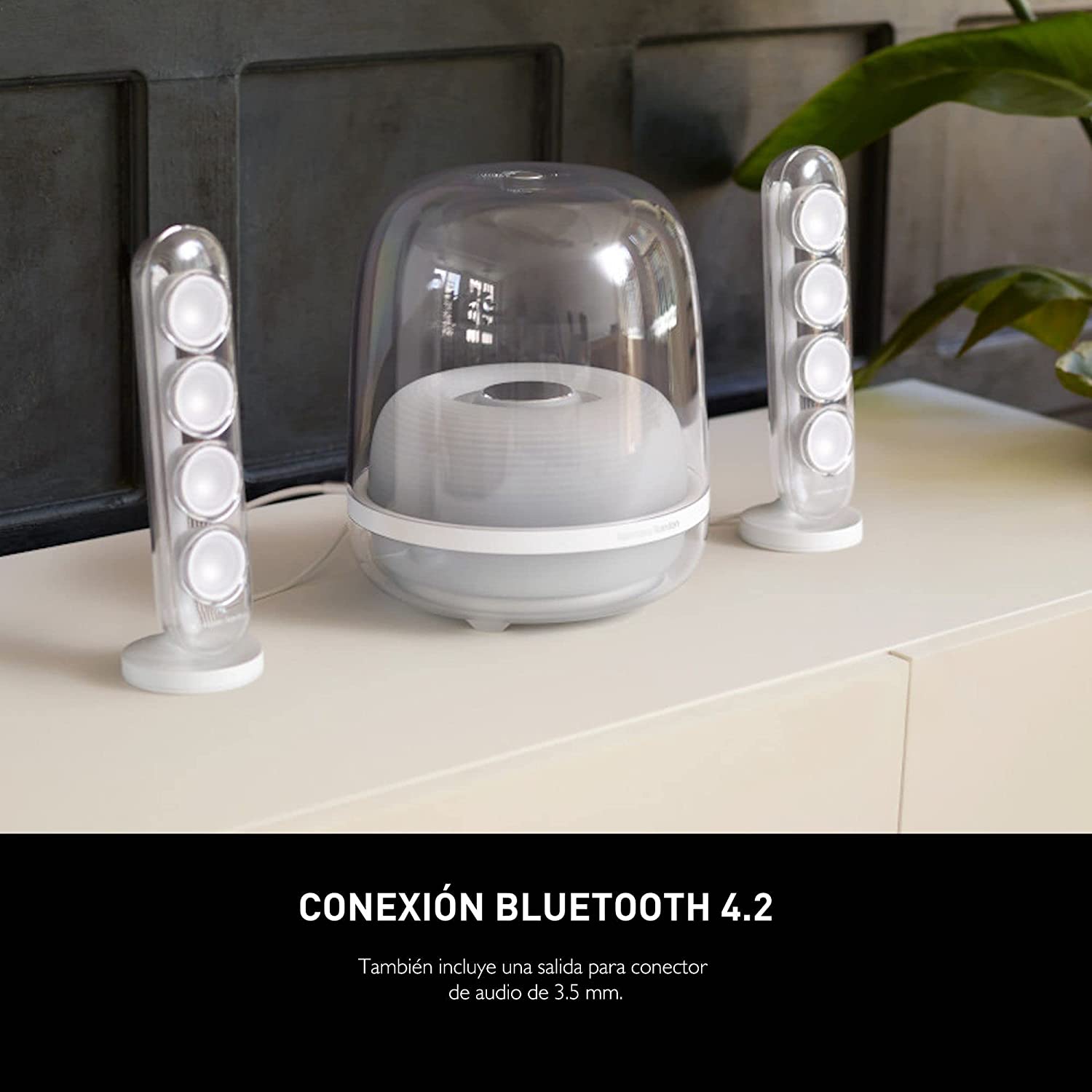 Harman Kardon SondSticks 4, Sistema de Bocinas Blue, 140 W de Potencia, 2.1 Can