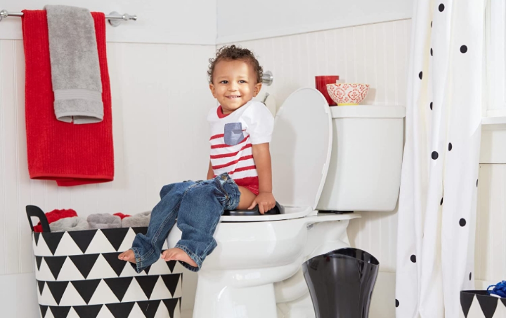 Entrenador de baño carrito infantil 2 en 1