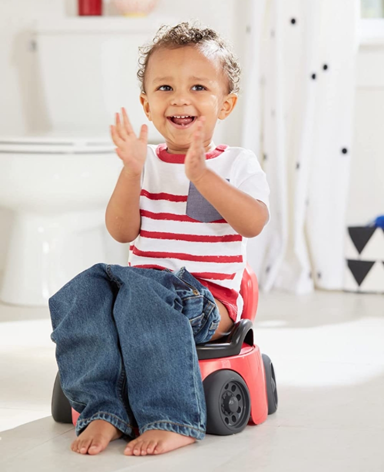 Entrenador de baño carrito infantil 2 en 1