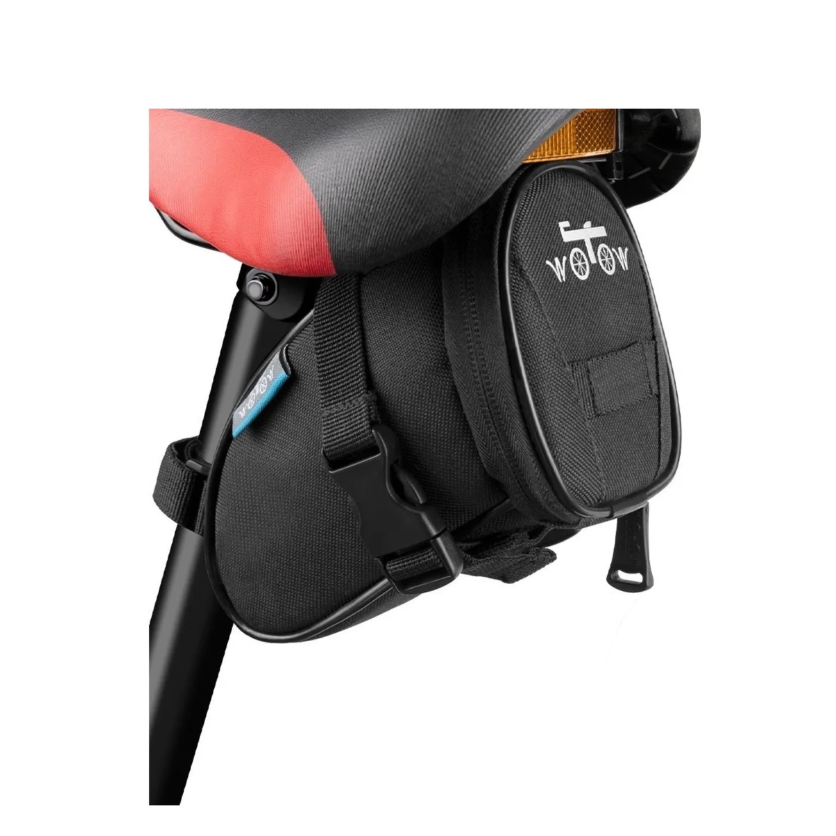 ROCKBROS Bolsa de sillín de bicicleta Bolsa de bicicleta Bolsa debajo del  asiento Bolsa de asiento de bicicleta Bolsa para ciclismo Montaje ajustable