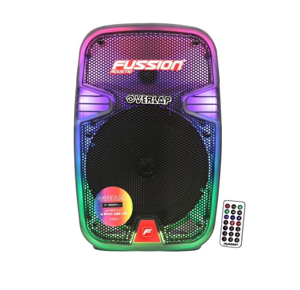 BAFLE AMPLIFICADO FUSSION PBS-8042 8" ENDY4