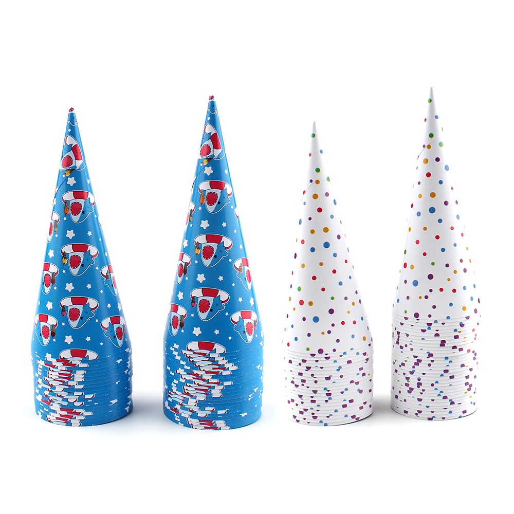 200 pz De Conos De Papel Para Helado Cubierta Diseños Mixtos porta barquillo