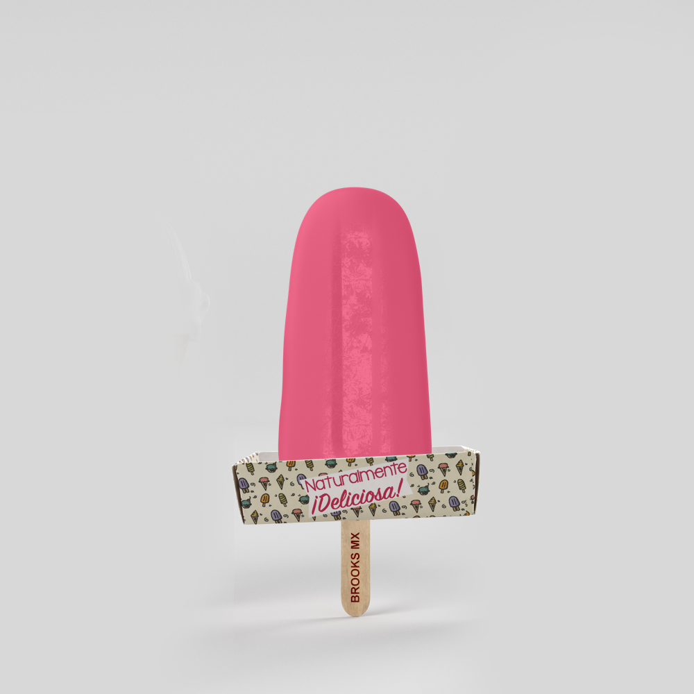 100pz Porta Paleta De Hielo Paleterias Base De Cartón Helado