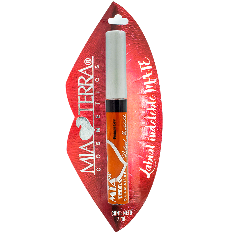 Labial Mate Indeleble Organico Color Terracota Mia Terra Cosmetics